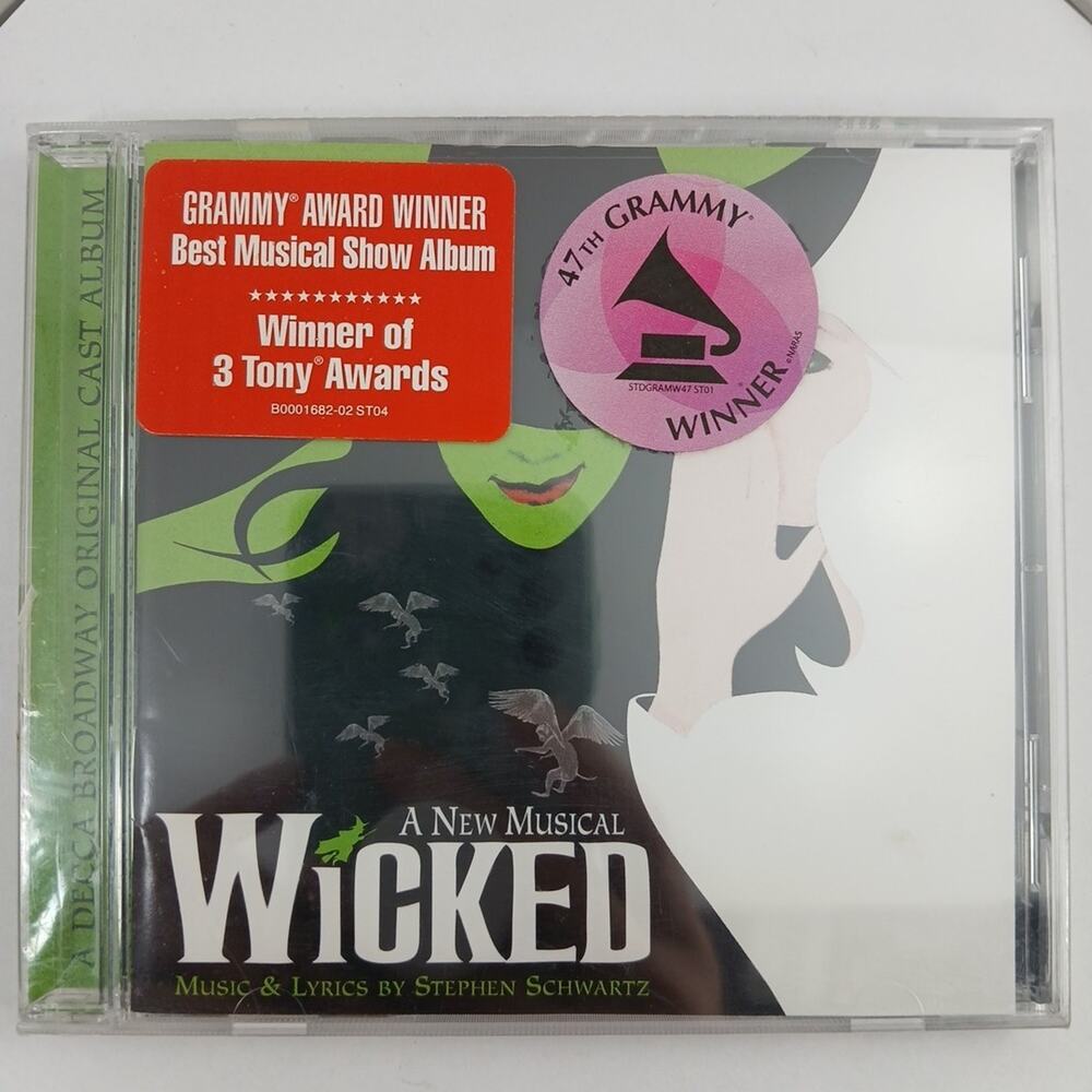 Wicked Musical Cd Stephen Schwartz 2003 usa New Sealed